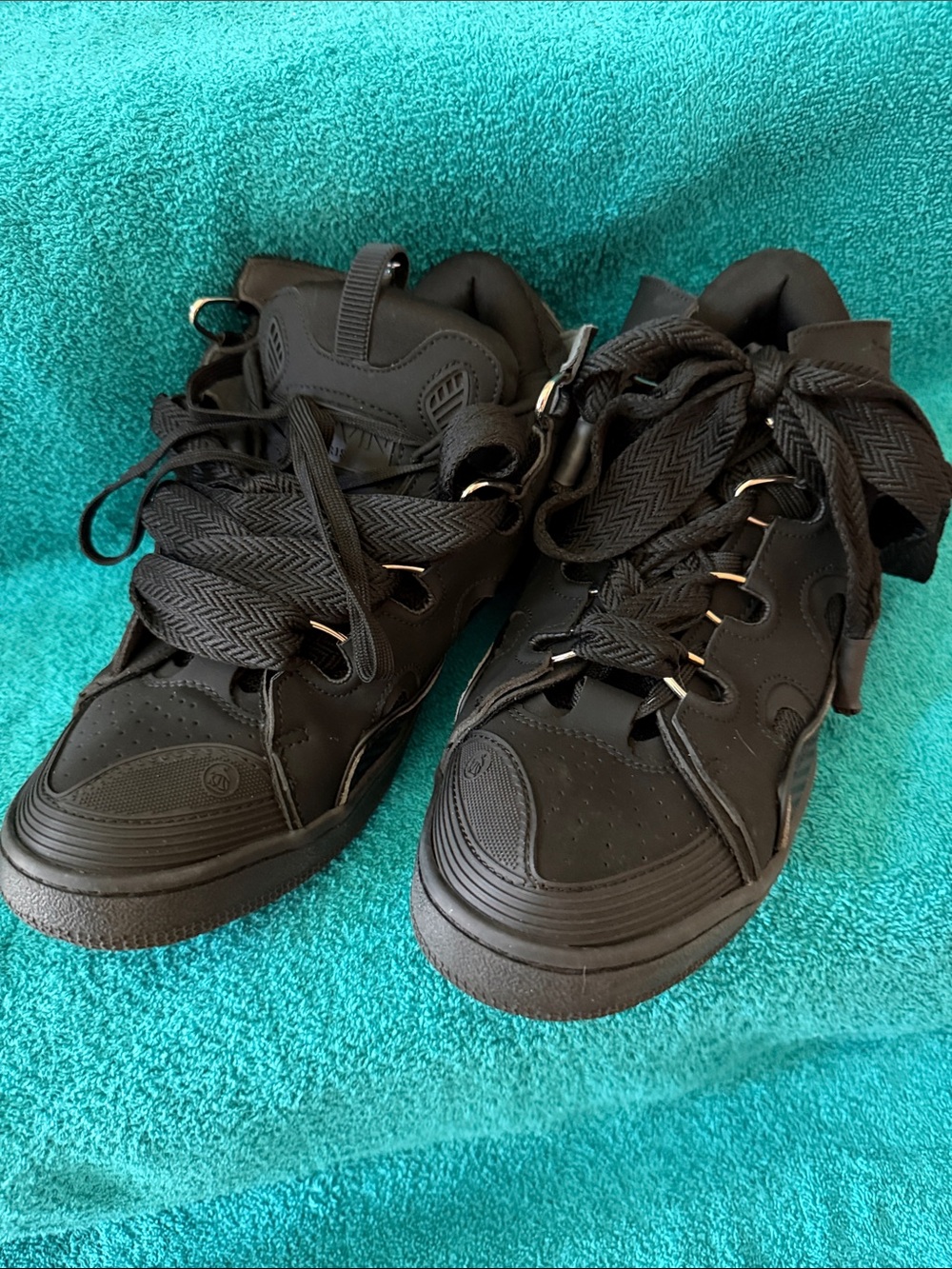 Men Black High-Top Sneakers, Brand New, Never Been worn.